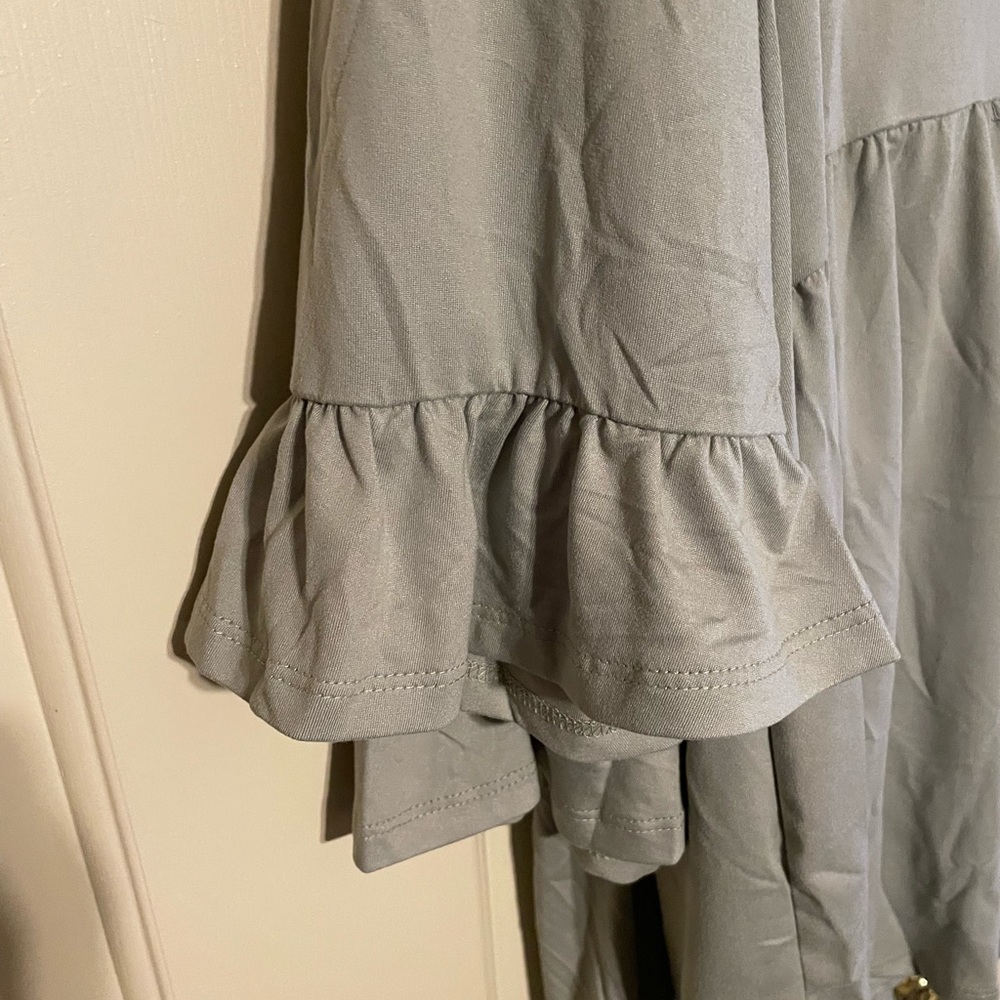 Ninexis green 3/4 sleeve top soft
